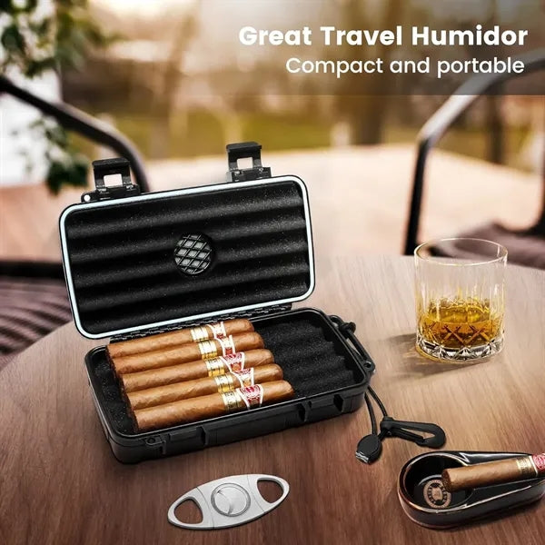 Travel Cigar Humidor Case
