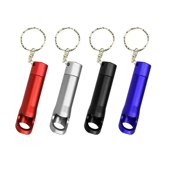 LED Flashlight Small Mini Bottle Opener Pocket Keychain