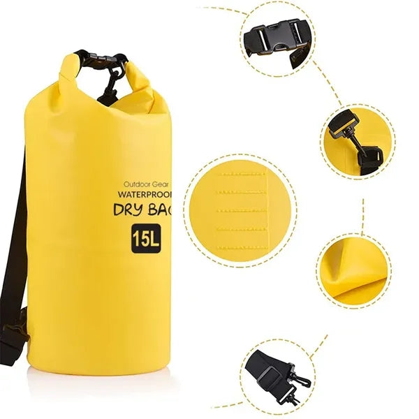 2L-30L Waterproof Dry Bag for Kayaking, Swimming,& Camping