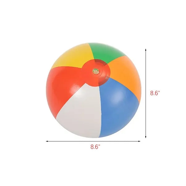 Summer Outdoor Rainbow Color PVC Sports Pool Beach Ball