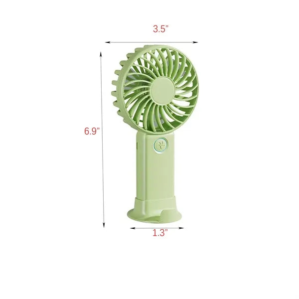 Portable Handheld Fan With Cell Phone Stand