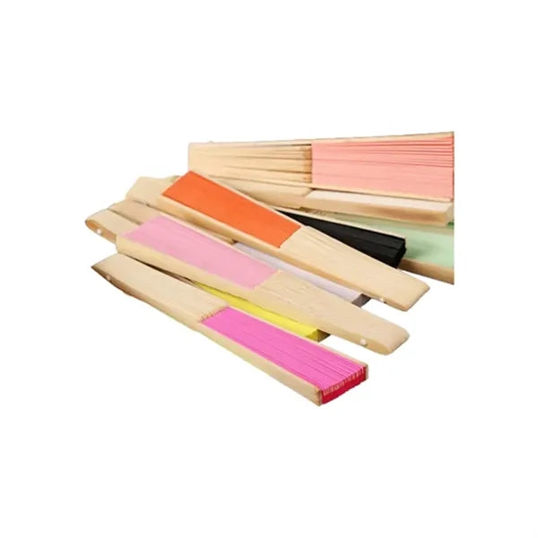 Portable Poly-Cotton Hand Fan Cool Comfort on the Go