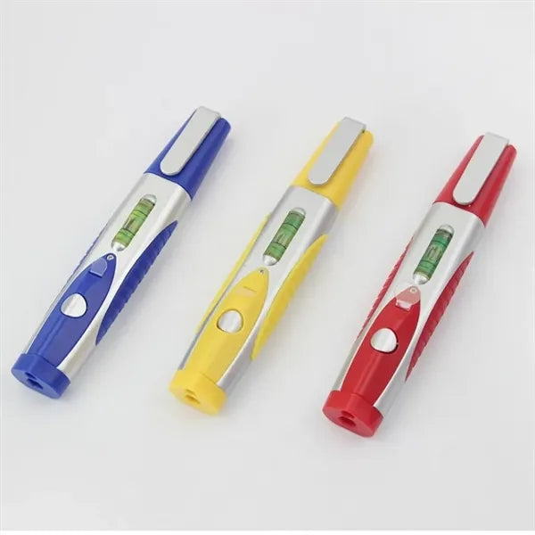 Mini Flashlight Tool with Level & Screwdriver