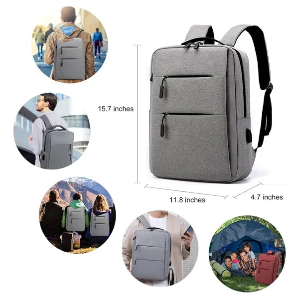 Business Travel Laptop Backpack with Charging Port