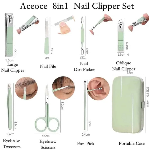 Travel Stainless Steel Manicure Set