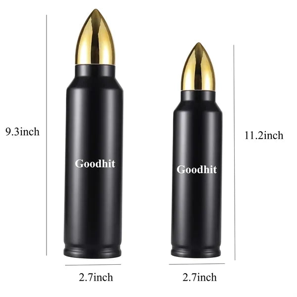 17oz/34oz Doube Wall Bullet Water Bottle Tumbler