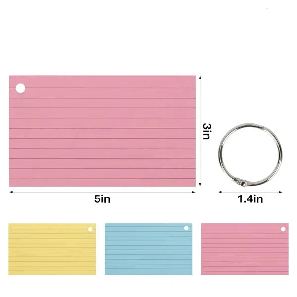 Colored Index Cards
