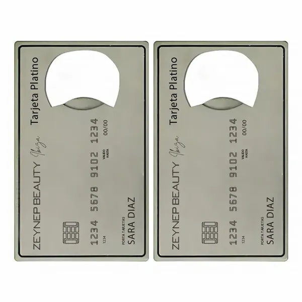 Platinum Card Shaped Bottle Opener