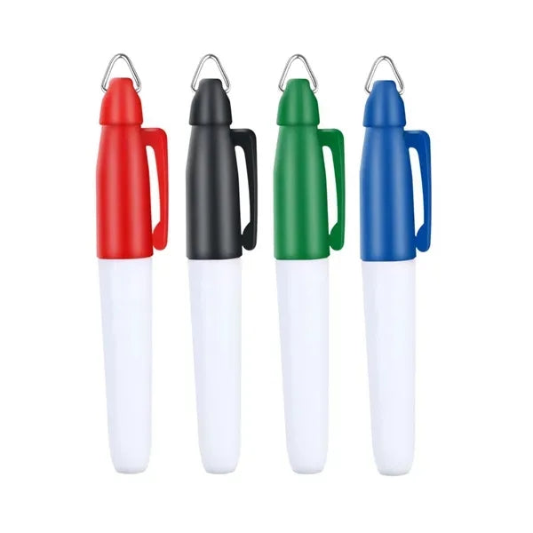 Golf Ball Line Drawing Permanent Marker w/Clip
