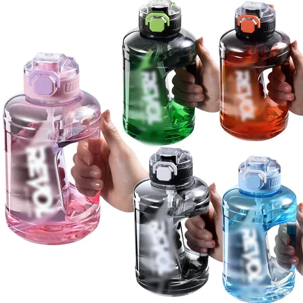 Large - capacity Sports Fitness Water Bottle