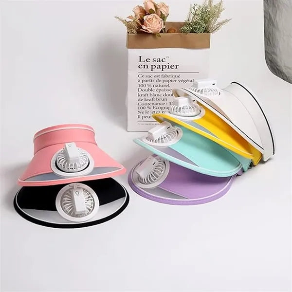 Breathable Sun Visors With Fan