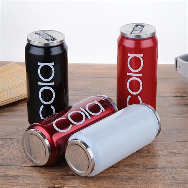 17oz Stainless Steel Flask Vacuum Insulated Beer Can