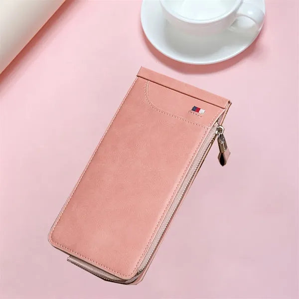 Multifunctional Snap Button Anti-Demagnetization Wallet Bag