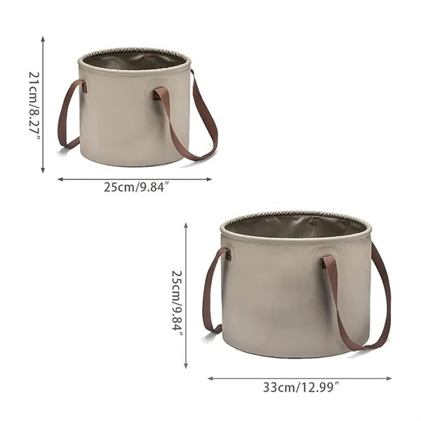 10L Multifunctional Handheld Outdoor Large Capacity Bucket