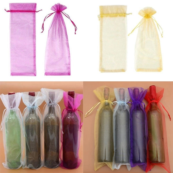 Organza Wine Bottle Bag