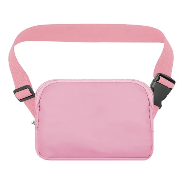 Men's and Women's Nylon Outdoor Sports Crossbody Waist Bag