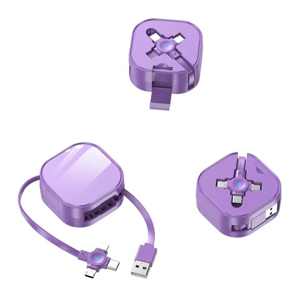 5 in 1 Retractable Charging Cable Cord