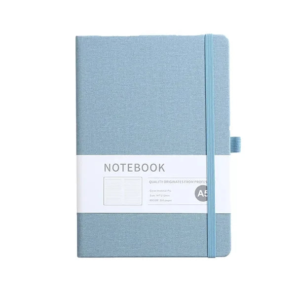 Hardcover Leather College Ruled Notebook