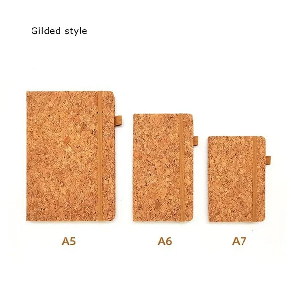 A5 Cork Cover Notepad Notebook