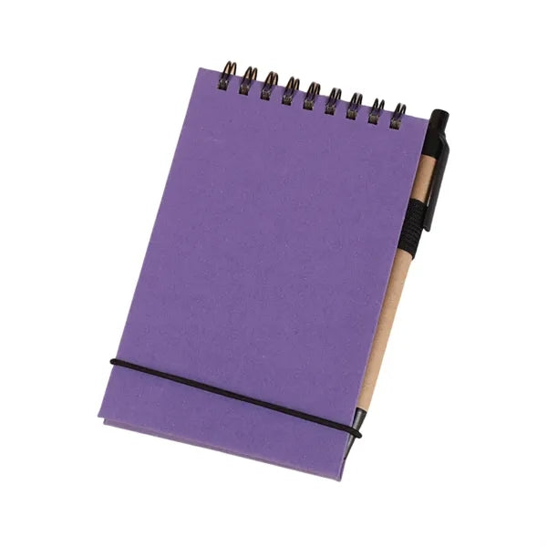 Mini Flip-Up Pocket Notebook With Pen