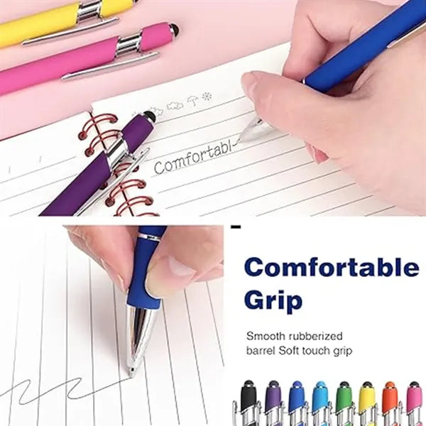 Retractable Pen 2-in-1 With Capacitive Nib