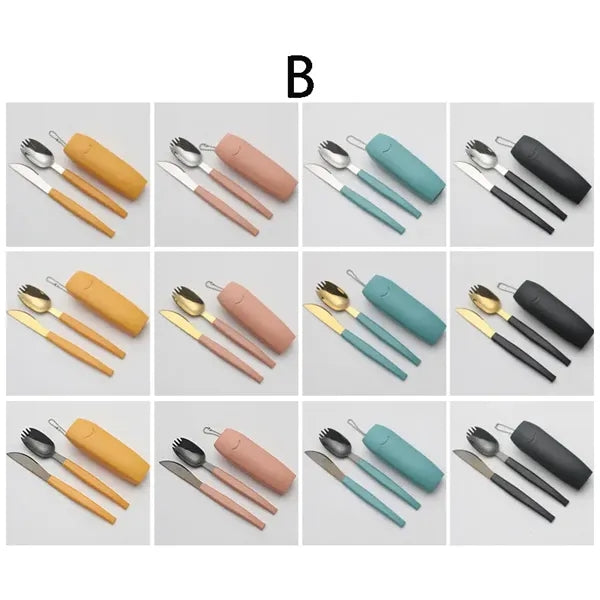 Portable Utensils Set with Case