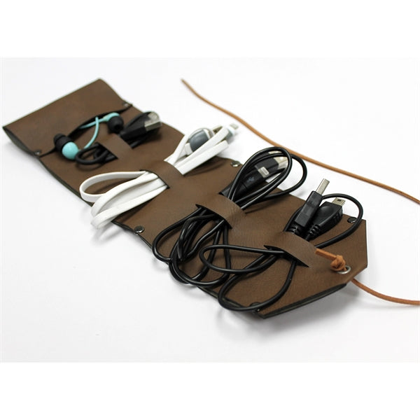 Leather Cord Wrap Organizer