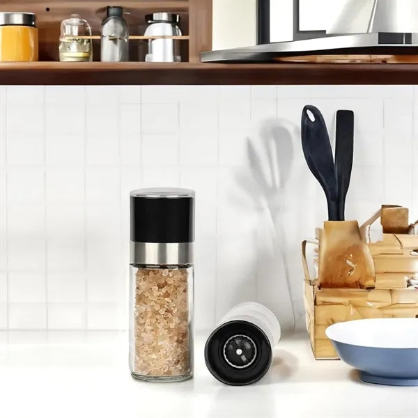 Manual Salt Pepper Grinder Set