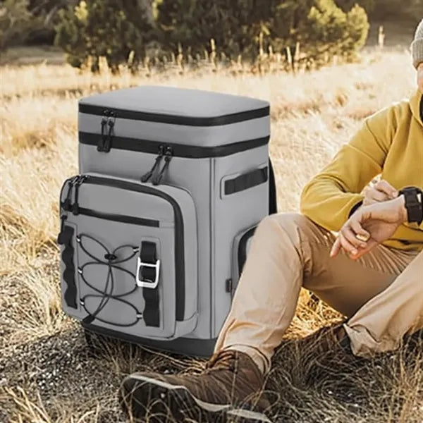 30L Waterproof Insulated Cooler Backpack W/ Multiple Pocket