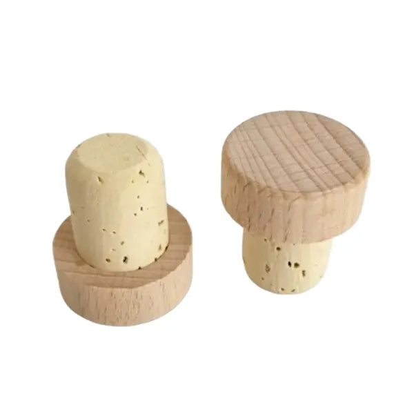 Wood Top Bottle Cork