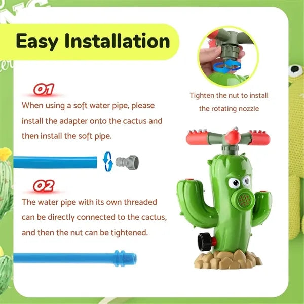 Cactus Kids Water Sprinkler Toy