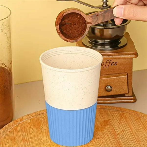 16 oz. Outdoor Portable Lightweight Wheat Straw Coffee Mugs