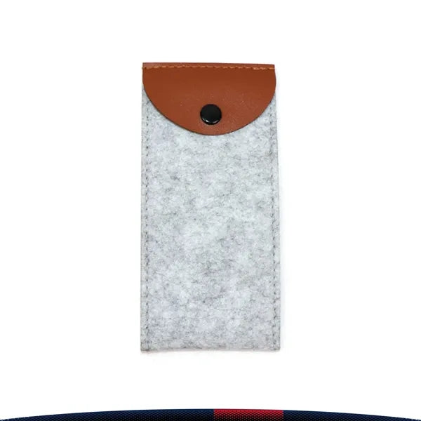 Eyvia Felt Two-Tone Eyeglasses Pouch