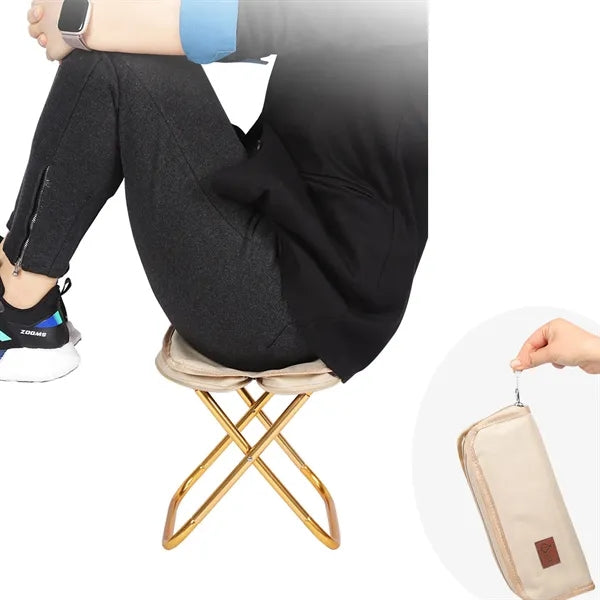 Outdoor Portable Folding Stool with Handbag