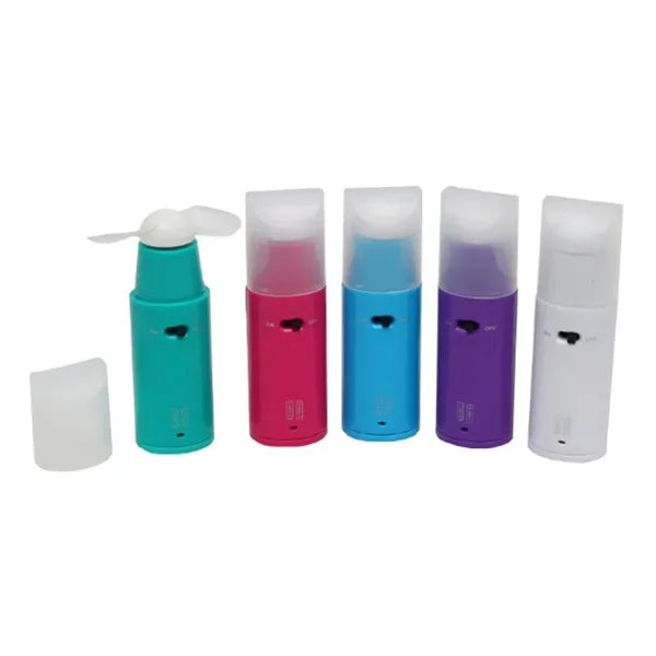 Mini Lipstick Style Portable Fan with Hidden Blades