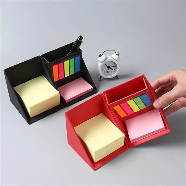 Rotating Desk Cube - Pen & Note Organizer