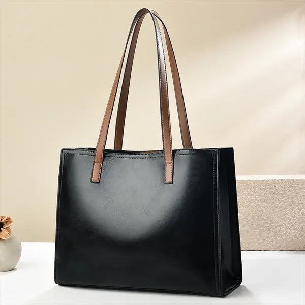 Pu Leather Tote Bag Women