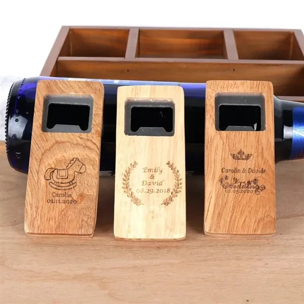 Barware Tool Wooden Bottle Opener for Beer