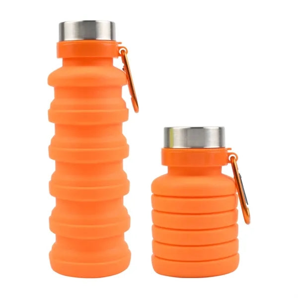 17oz Outdoor Silicone Collapsible Water Bottle
