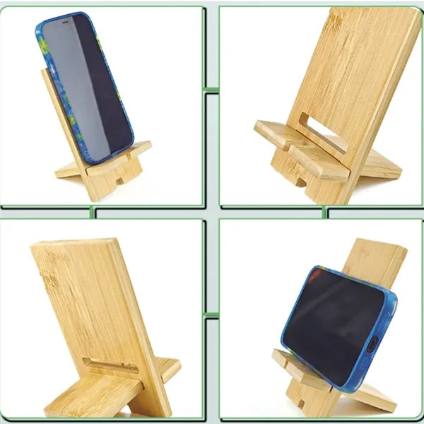 Eco-Friendly Bamboo Wood Phone Stand Holder