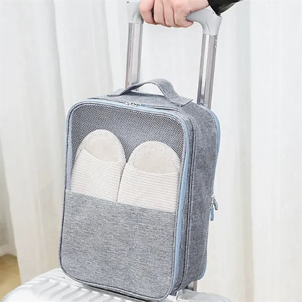 Portable Travel Shoe Bag Organizer Storage w/ Luggage Strap