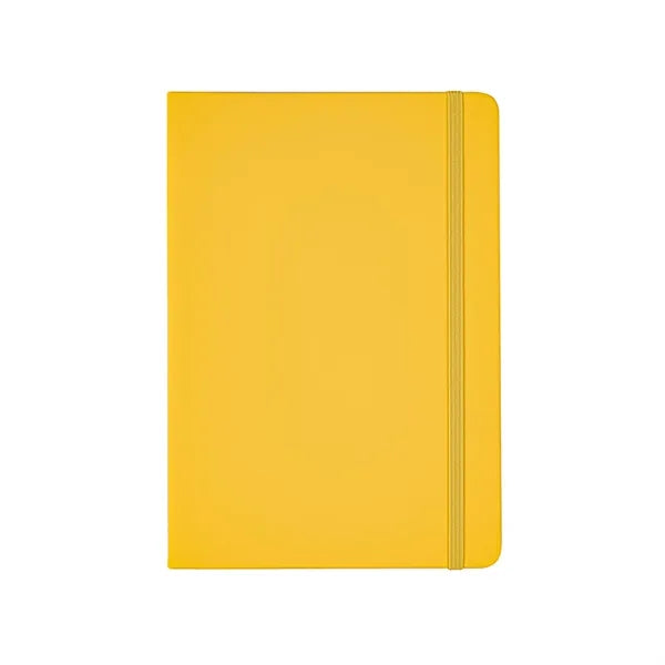 A5 Faux Leather Notebook with Elastic Band