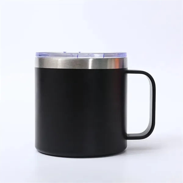 14 OZ Stainless Steel Insulated Coffee Mug With Lid