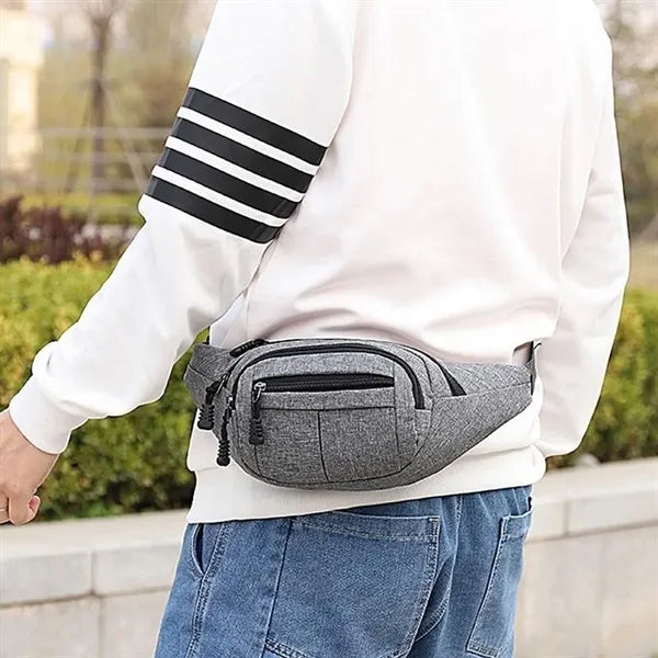 Durable Sport Waist Bag with Multiple Pockets