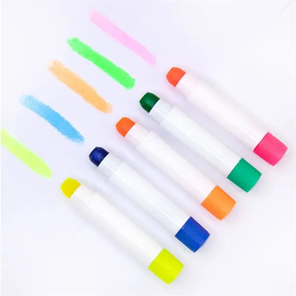 5 Piece Highlighter Marker Set in Clear Case
