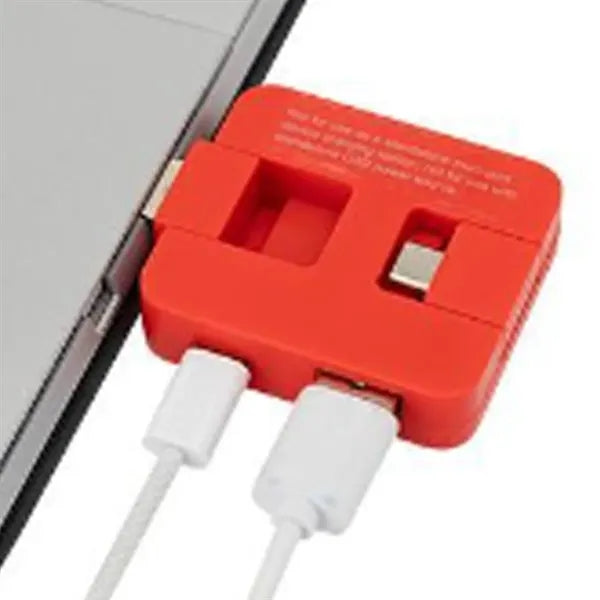 4-Port USB Hub with Flip Plug