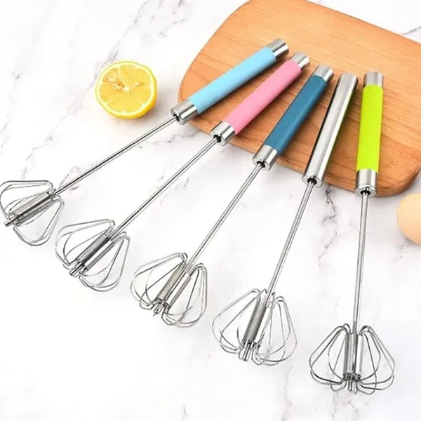 10inch Manual Rotating Egg Beater with Non-Slip Handle