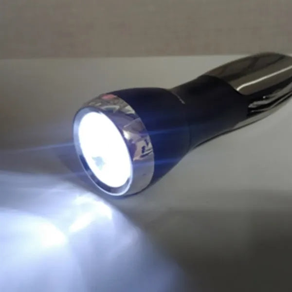 Multi-Function LED Flashlight & Red Light w/ Tool Set