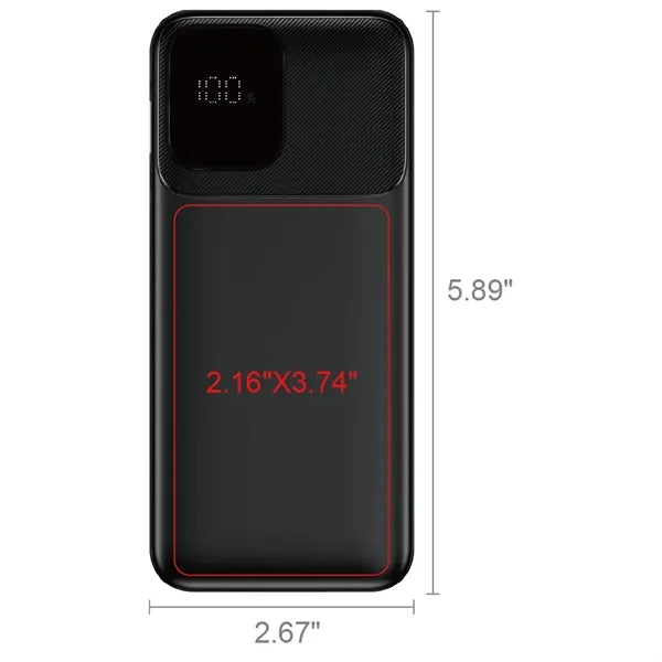 Dallas Dual Cord Power Bank 20000