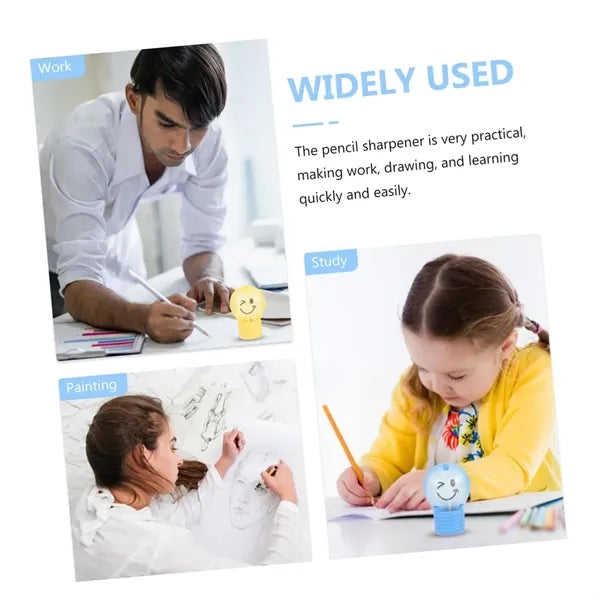 Light Bulb Manual Cute Mini Pencil Sharpener